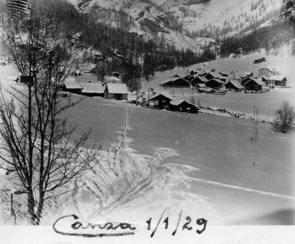 Veduta della frazione di Canza