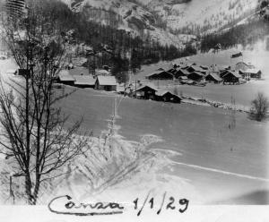 Veduta della frazione di Canza (1929)