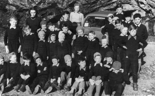 Bambini della scuola elementare di Formazza a Suna