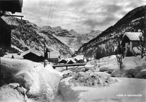 Ponte sotto la neve vista da nord